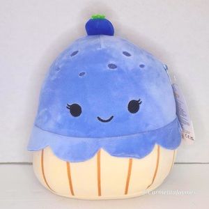 JOVA 🫐🍞 Blueberry Breakfast Muffin Original Squishmallow By Kellytoy NWT